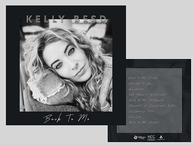 Kelly Besd - Back To Me album artist artwork branding composite cover design ennokarrgraphics illustration logo photoshop social media design ui