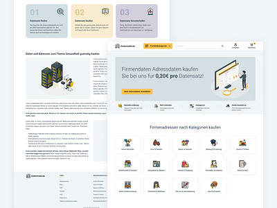 Datenhalle data design desktop e commerce ecommerce online shop ui ux web design website