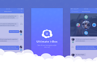 Ultimate Inbox app application box chat chatting inbox ios message messaging app mobile skype ultimate