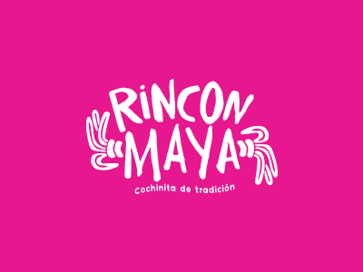 Rincón Maya brand color comida food logo mexican mexico restaurant