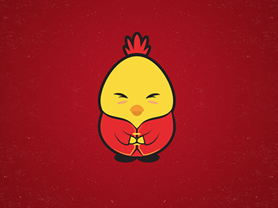 Baby Chick animal brand character chicken chinese farm food gourmet illustration oriental