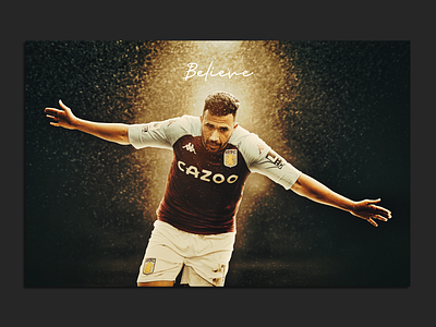 Trezeguet Believe Poster graphic design