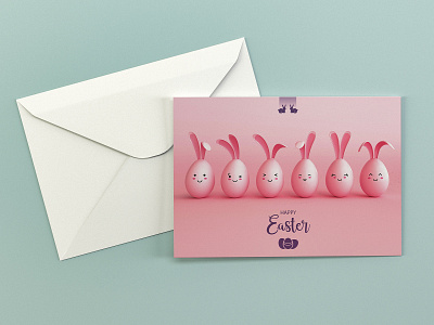 Card Design [ Happy Easter ] card design graphic design happy easter