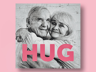 Poster Design [ HUG ] graphic design hug poster design