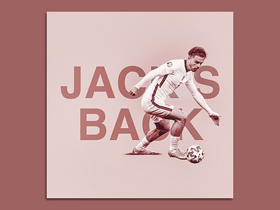 Poster Design [ Jack's Back ] euro2020 footballposter graphic design poster poster design soccerposter sportsdesign