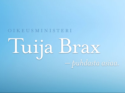 Tuija Brax gradient type typography web