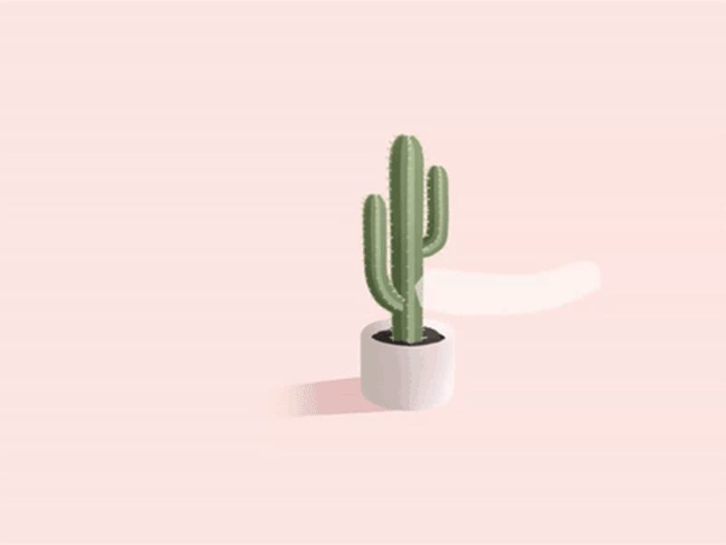 Day 21-22 Cactus 100daysofvr 100daysofvrbytx 3d cactus houseplant quill quillustration the100dayproject virtual animation vr