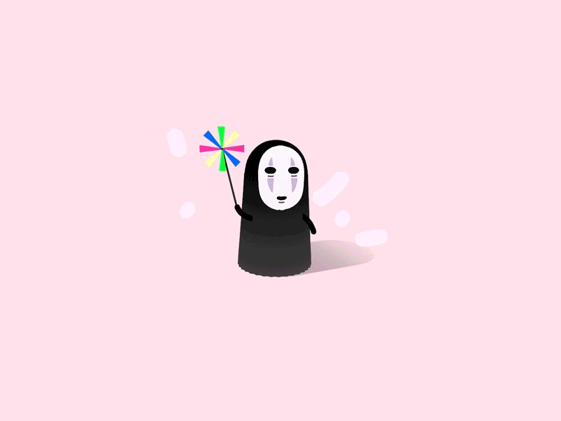 Day 46-47 No-face 100daysofvr 100daysofvrbytx 3d fanart ghiblistudio no face oculus quill quillustration spirited away the100dayproject virtual animation vr