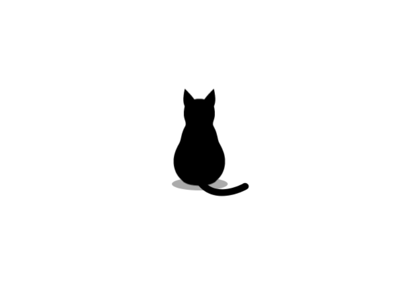 Day 5-6 Cat Tail Animation 100daysofmotion aftereffects animation cat motion sketchapp the100dayproject