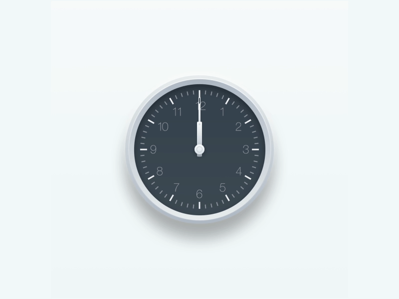 Day 21-22 Clock 100daysofmotion aftereffects animation clock motion sketchapp the100dayproject time