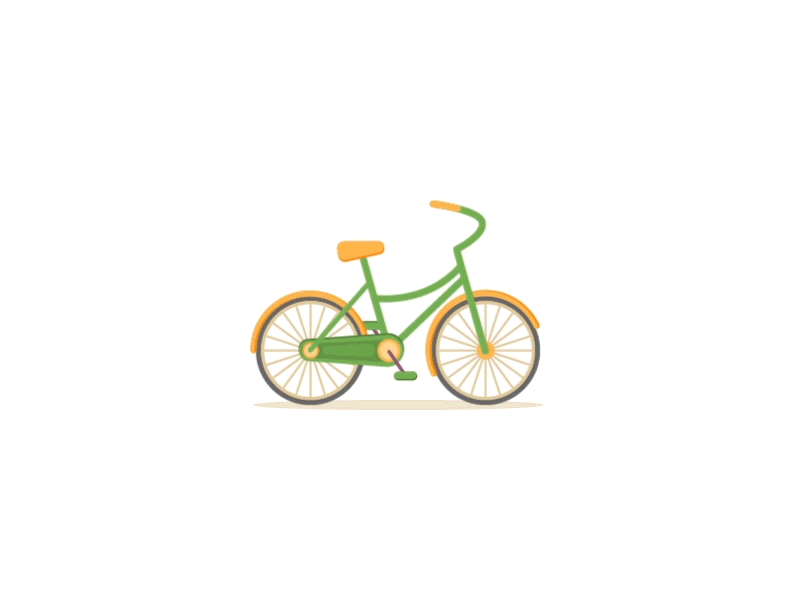 Day 37-38 Bike 100daysofmotion aftereffects animation bike loop motion the100dayproject