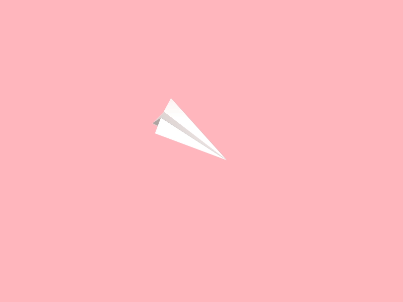 Day 63-64 Paper Airplane by Tiantian Xu on Dribbble