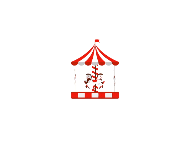Day 83-84 Carousel 100daysofmotion aftereffects amusementpark animation carousel circus merrygoround motion the100dayproject