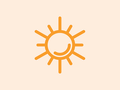 happy sun happy icon logo sun