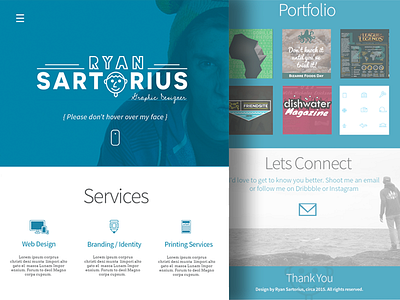 Portfolio Site branding css hover html identity jquery portfolio site web web design