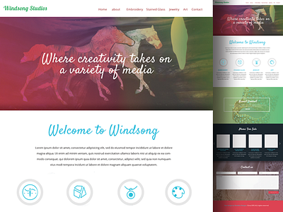 Windsong Studios Mock Up