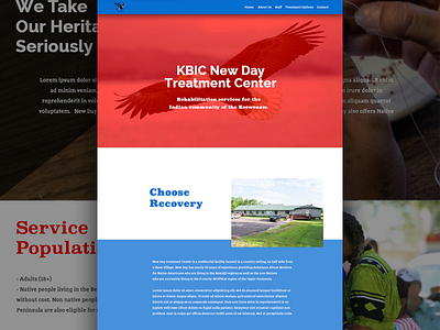 New Day Treatment Center Mock Up css html indian kbic rehab