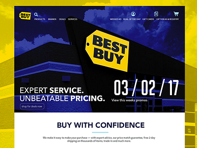 Best Buy Mock Up computers css electronics html phones technology tvs web