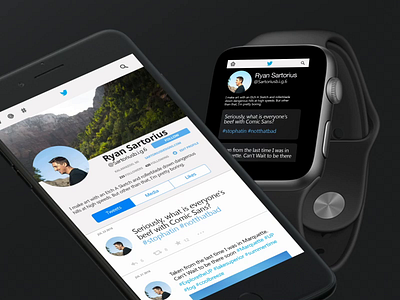 Some UX/UI Fun - Profile Picture Editor apple watch mobile photo editing profile twitter user experience user interface uxui uxui design web design