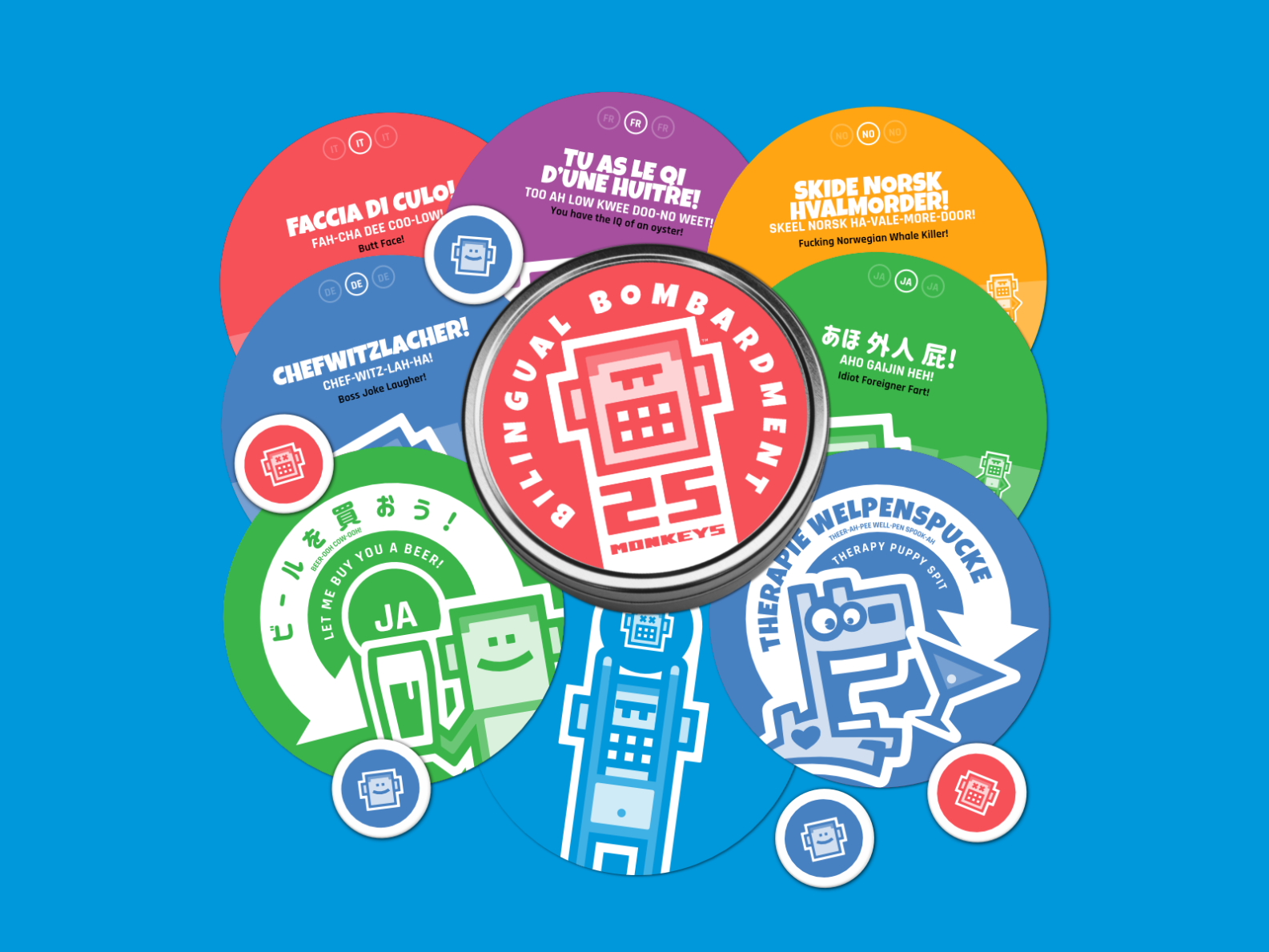 25 Monkeys Bilingual Bombardment by spedley on Dribbble