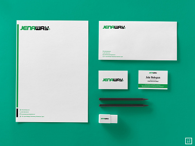 JENAWAY TRANSPORT BRANDING brand design branding design ui vector