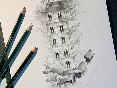Pencil Sketch architecturesketch bristolvellum pencil sketch sketchbook