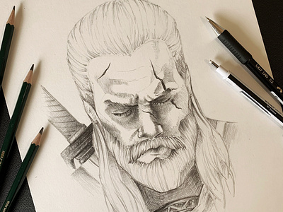 The Witcher - Portrait Sketch