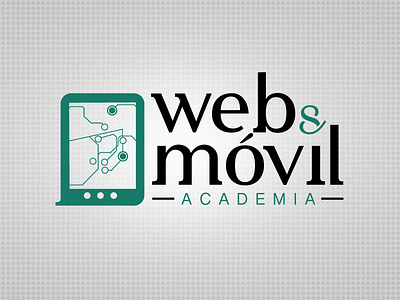 Webymovil academy development identity logo logotype mobile techno technology web