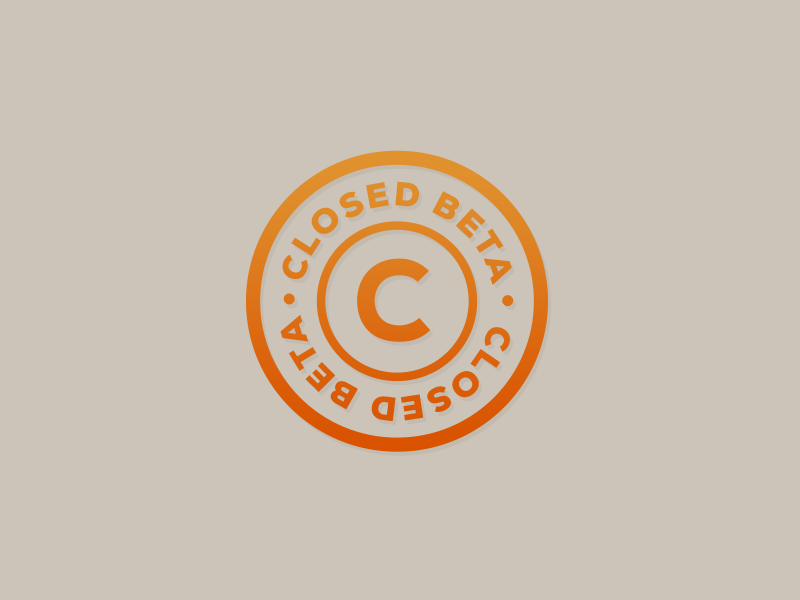 Badge »Closed Beta« by nadrosia on Dribbble