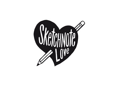 Sketchnote Love Logo