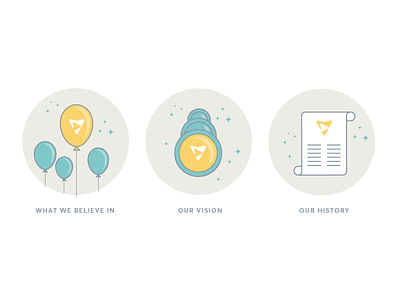 Website Illustrations for »About Us«