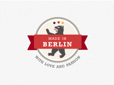 Made in Berlin Badge badge berlin
