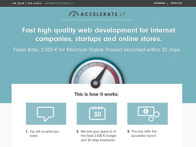 Accelerate.ly webdesign