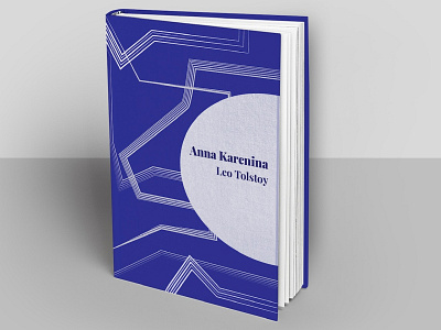 Anna Karenina 3d beach book branding card color design graphic design illustration lines logo mockup print redesigned russian typography