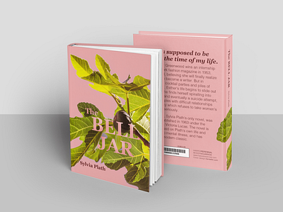 The Bell Jar Redesign 3d beach book book cover branding card design graphic design illustration logo redesigned typography
