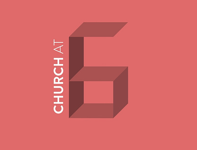 Church at 6 logo concept church church branding church design church logo church marketing concept logo
