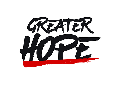 Greater Hope logo branding church church branding church design church logo church marketing concept design logo typography