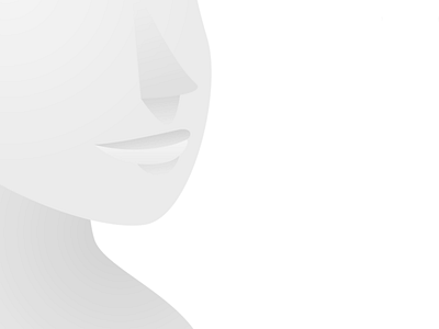 kindness 2d 3d character face gradient greyscale illustration vector woman