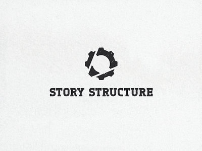 Story Structure1 circle cog gear logo pen pencil shape story structure