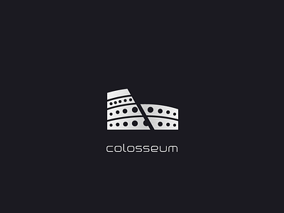 colosseum ancient code colosseum digital fortress logo rome software technology