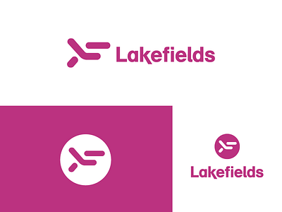 Lakefields fl icon lake lf logo monogram shop simple symbol web