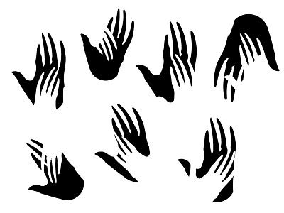 creepy touch black creepy finger hand illustration touch