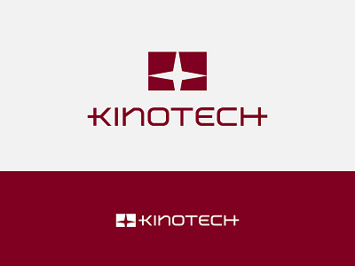 Kinotech cinema curtain icon logo movie symbol system technology theatar