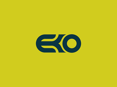 EKO circle eko flower icon leaf letter logo nature plant simple stevan
