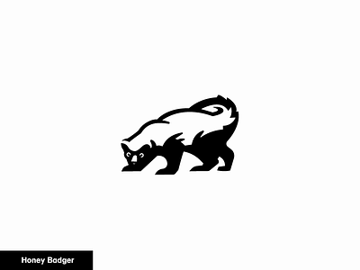 honey badger 18/24 animal badger honeybadger icon logo