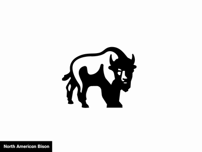 North American Bison 23/24 america animal bison icon logo