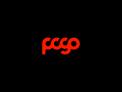 Pogo letter logo mark word
