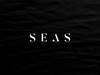 SEAS custom letter logo logotype sea seas water