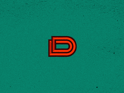 D d form letter logo name shape