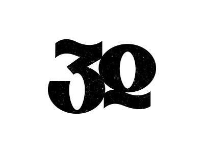 30 0 3 30 logo logotype number texture typography